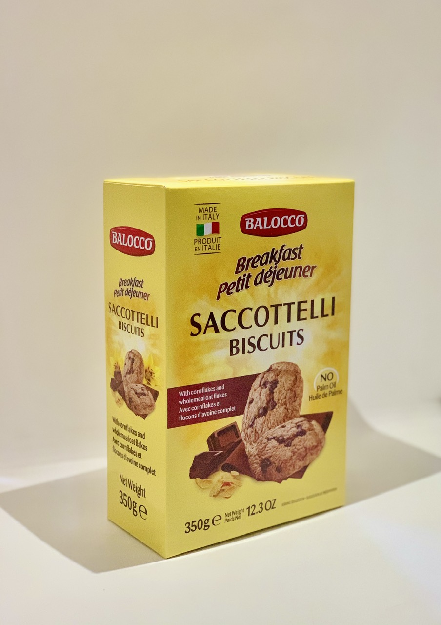 Bánh quy Saccottelli 350g (10 hộp/ thùng)